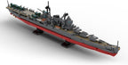 1/300 Scale Military WWII Japanese Heavy Cruiser Building Blocks Set for Adults, Collectible Army Model and Display Toys Gifts (1539PCS)