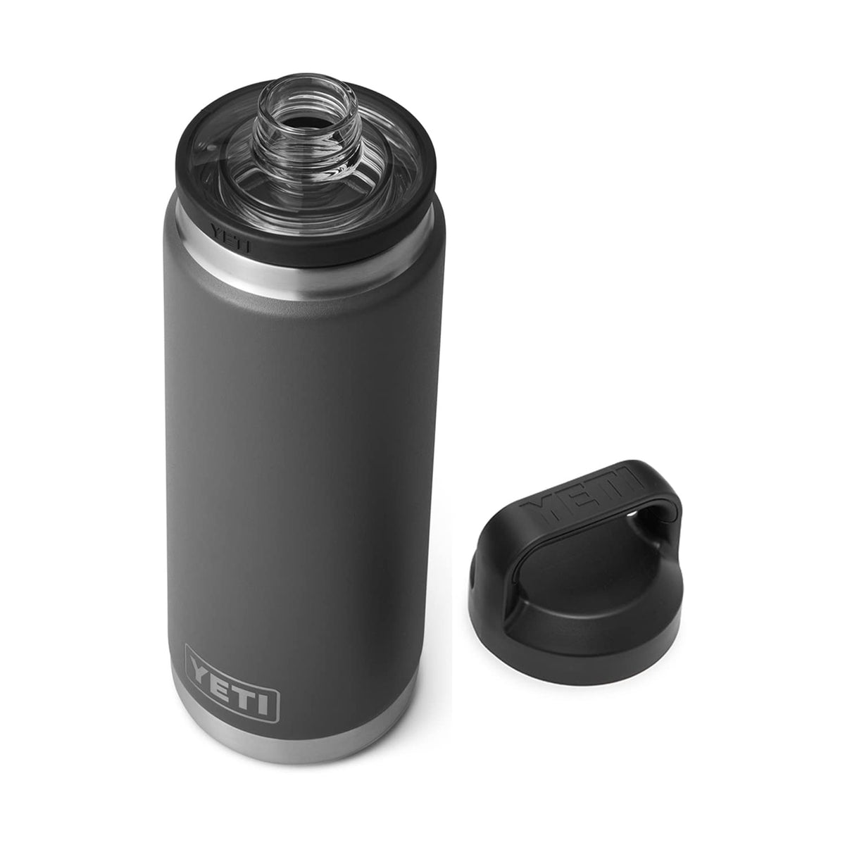 YETI Rambler Bottle Chug, Vacuum Insulated Stainless Steel Bottle with Chug Cap, Wetlands Camo, 18 oz (532 ml)