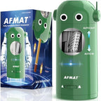 AFMAT Fully Automatic Robot Pencil Sharpener, 2 Pack (Green + Purple)