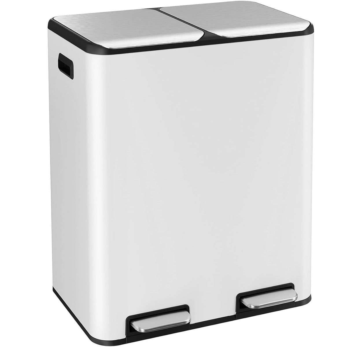 ComfyCorner 16 Gal (2 x 30 L) Dual Trash Can with Odor Control Box