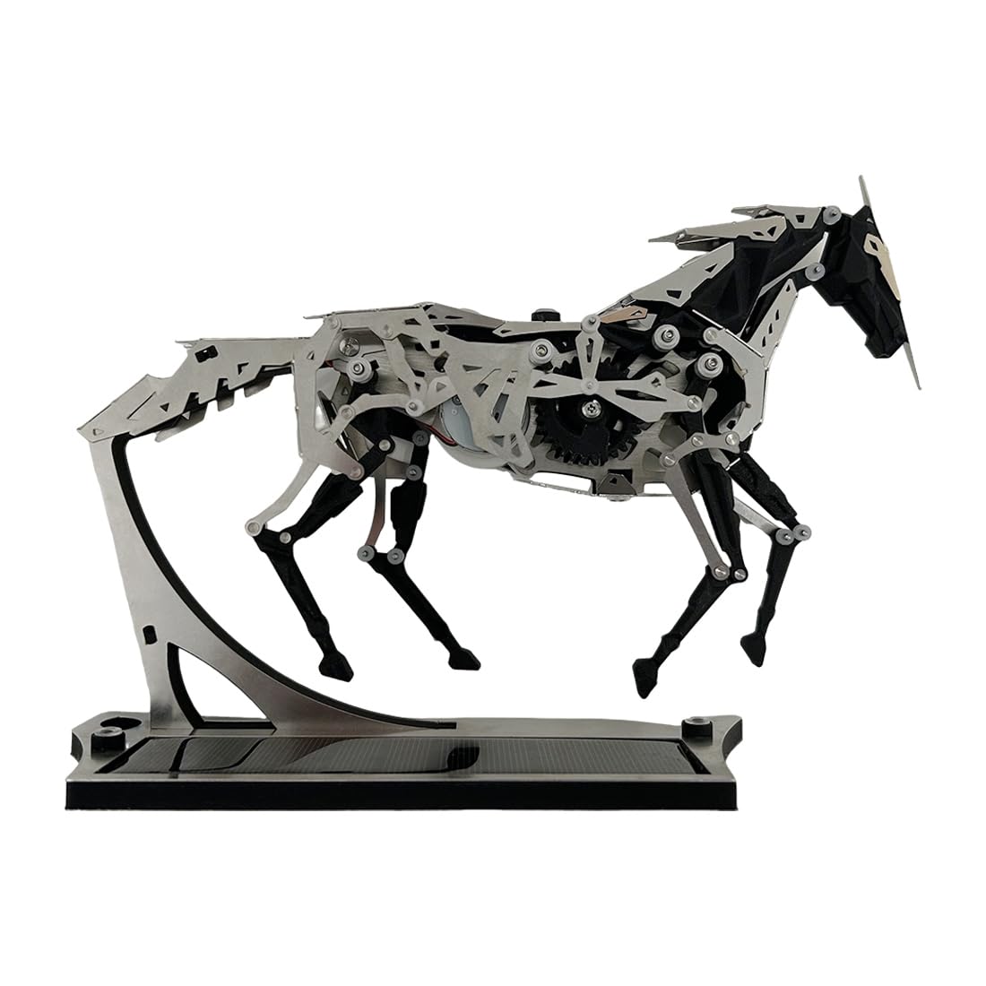 3D Metal Puzzle for Adults,Mechanical Wolf Puzzle Building Set，3D Metal Model Kit, Brain Teaser Puzzles DIY Assembling for Stress Relief - A Collectible Gift for a man