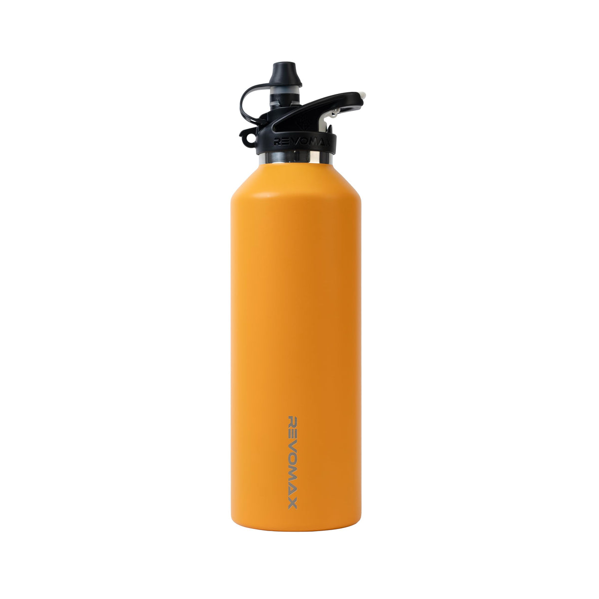 Revomax Titanium Series 20oz (592ml) Insulated Water Bottle, One-Hand Flash Release, Double Wall Vacuum Flask, 36H Cold 18H Hot, Leakproof, BPA Free, Lightweight for Gym, Travel, School - Oxidized