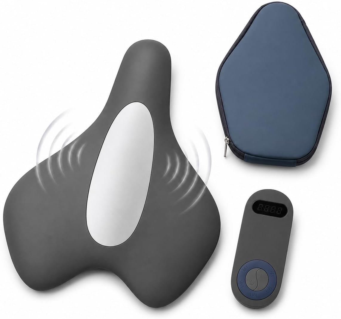 Pelvic Floor Trainer for Men & Women with Remote Control, Kegel Exercise Equipment for Hip, Core & Glute Muscle Training, Portable Muscle Strengthening Fitness Device for Home & Office