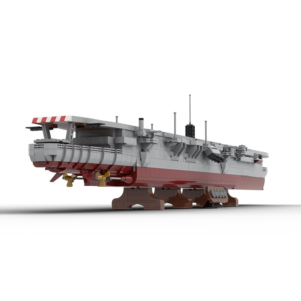 1/300 Scale Military WWII Japanese Heavy Cruiser Building Blocks Set for Adults, Collectible Army Model and Display Toys Gifts (1539PCS)