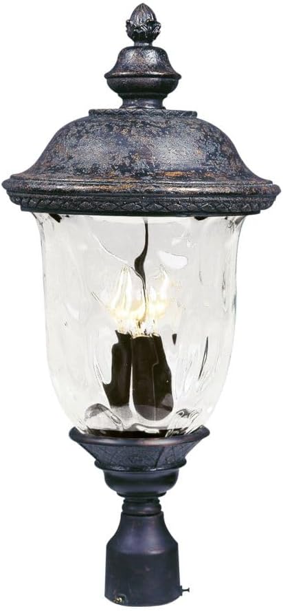Maxim Carriage House VX 26 1/2" High Oriental Bronze Post Light