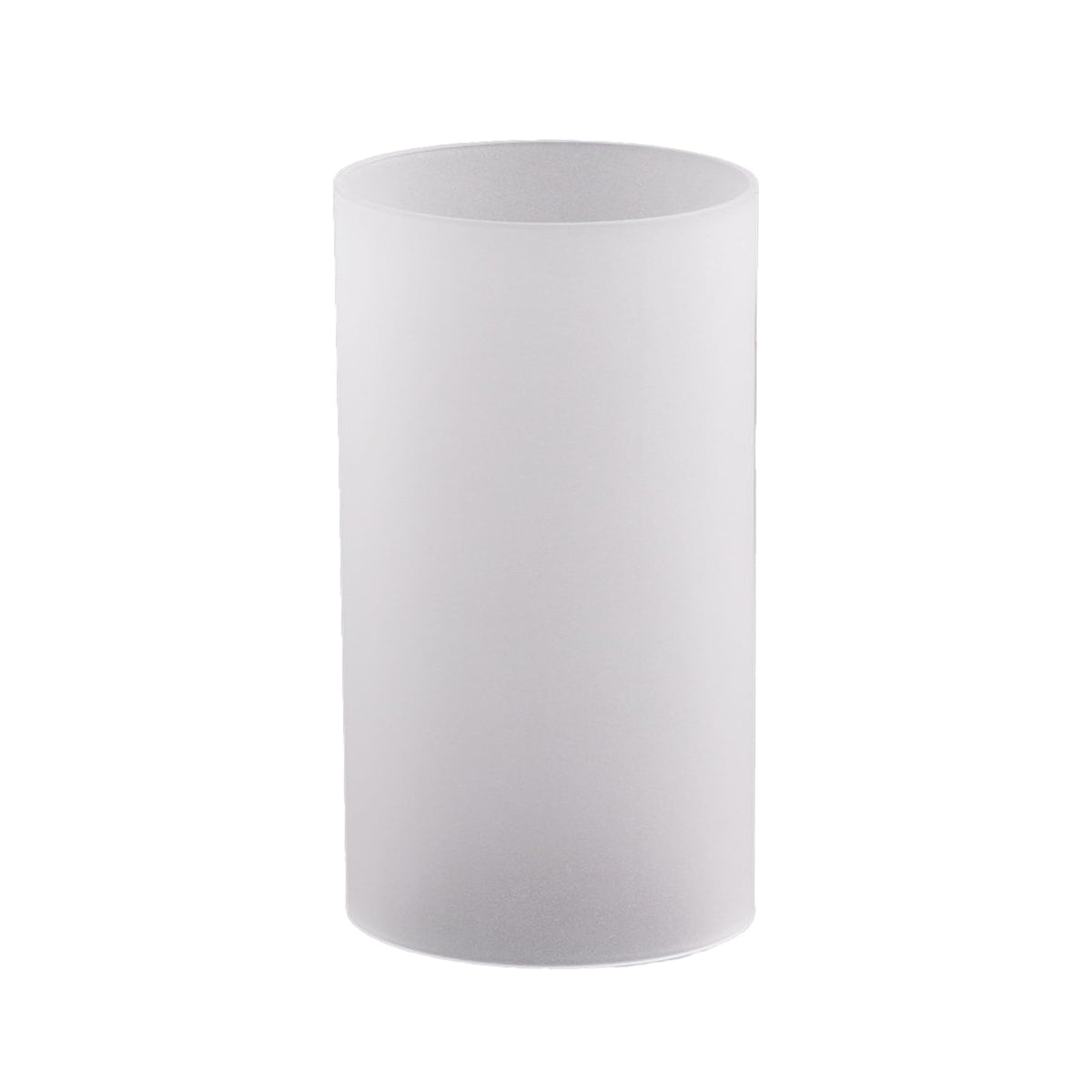 WGVI Hurricane Candle Holder Sleeve, W: 3", Ht: 6", Frosted Glass Cylinder Open Both Ends, Chimney Tube Shade, 24 Piece