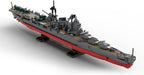 1/300 Scale Military WWII Japanese Heavy Cruiser Building Blocks Set for Adults, Collectible Army Model and Display Toys Gifts (1539PCS)