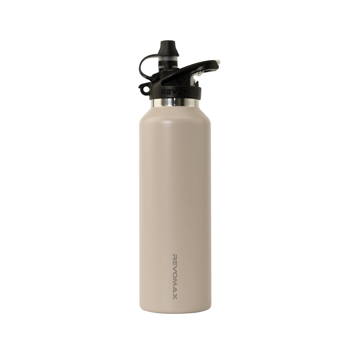 Revomax Titanium Series 20oz (592ml) Insulated Water Bottle, One-Hand Flash Release, Double Wall Vacuum Flask, 36H Cold 18H Hot, Leakproof, BPA Free, Lightweight for Gym, Travel, School - Oxidized
