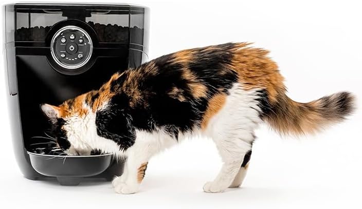 Feeder-Robot by Whisker, Black with Smoke-Grey Hopper
