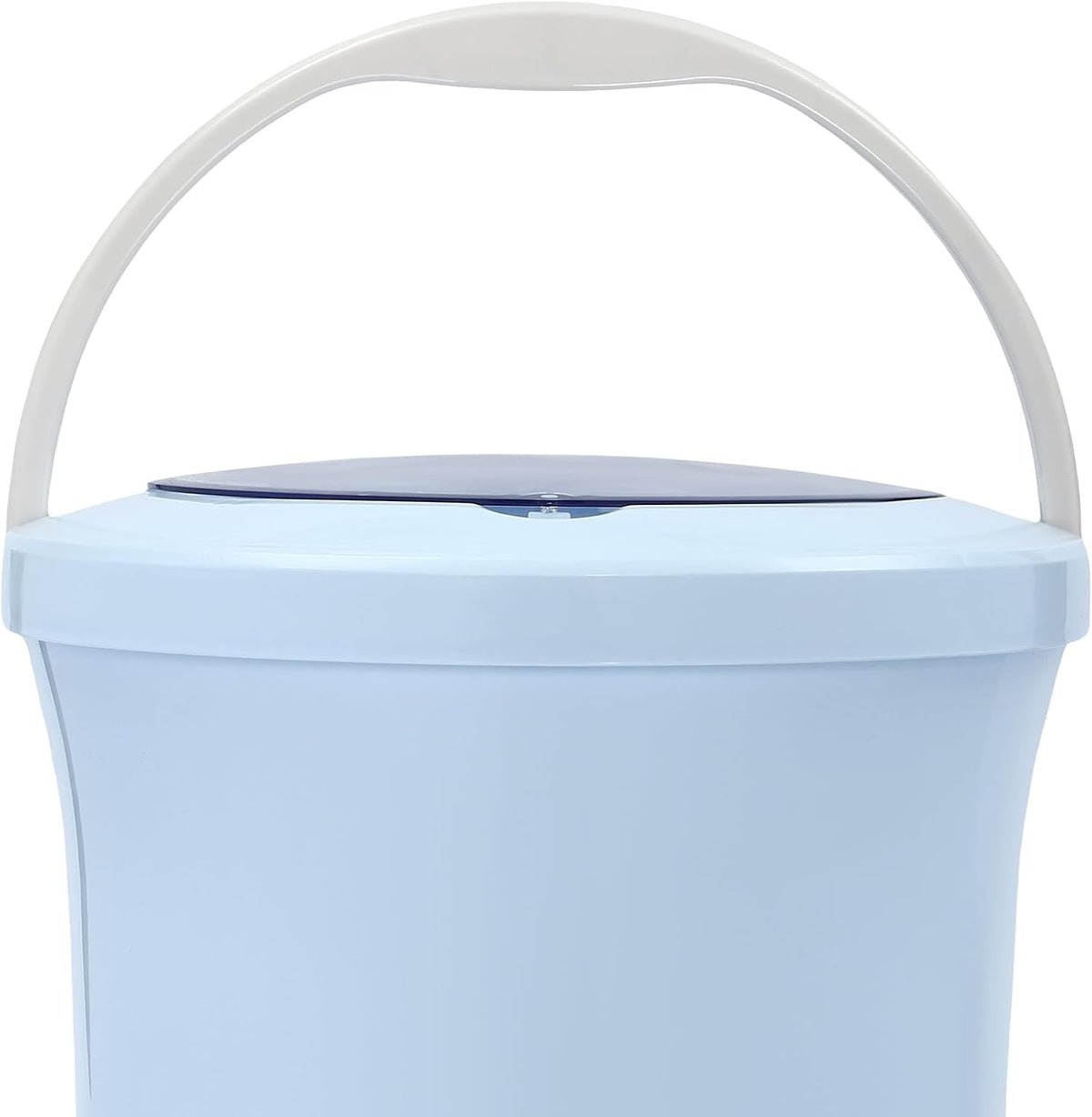 Large Capacity Hand Crank Clothes Wringer,Manual Clothes Spinner Dryer Portable Hand Powered Non Electric Laundry Spin Wringer For Camping, Apartments, Dorms, Travel (Blue)