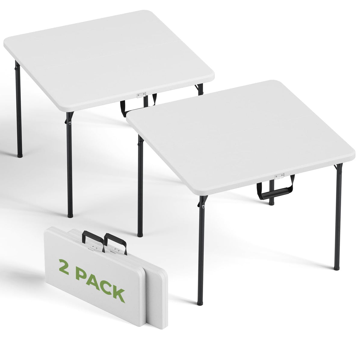 30 Inch Folding Table, Adjustable Height Portable Folding Table, Foldable TV Tray Table, Small Laptop Desk & Picnic Table for Indoor Outdoor Use, Bedroom, Camping, Patio, BBQ, RV