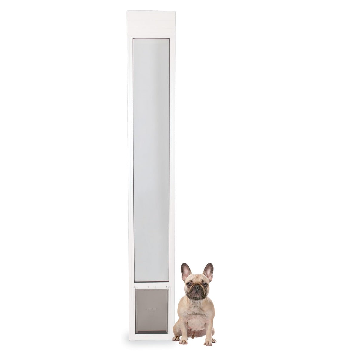 PetSafe Sliding Glass Pet Door, 1 Piece, Large-Tall Dogs to 130 lb, White