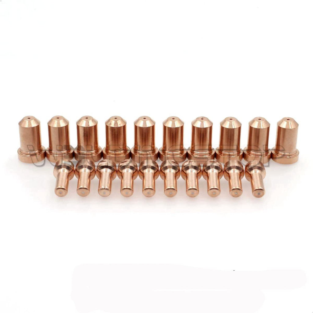 WS Pack-20 Tomahawk 625 Plasma Cutter LC40 Electrode & Tips Fit Lincoln Torch 40A