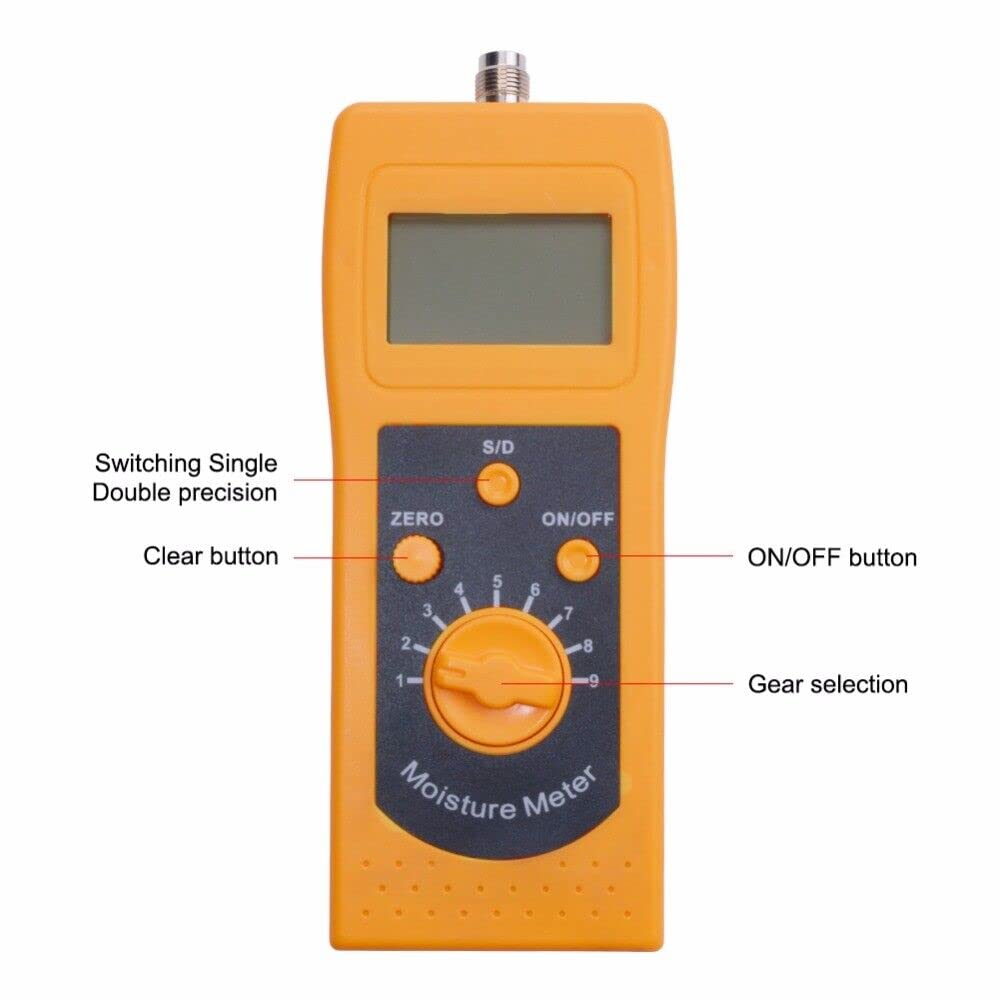 Soil Moisture Meter Tester with LCD Display Sand Soil Moisture Analyzer