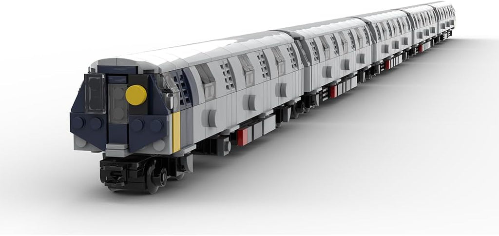 New York R211A Subway Building Blocks Set Designed by Taters, DIY New York Subway Model Assembly Kit, Collectible Street Scene Display Model for Adult, MOC-139417 (Static Version/1796PCS)