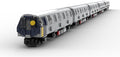 New York R211A Subway Building Blocks Set Designed by Taters, DIY New York Subway Model Assembly Kit, Collectible Street Scene Display Model for Adult, MOC-139417 (Static Version/1796PCS)