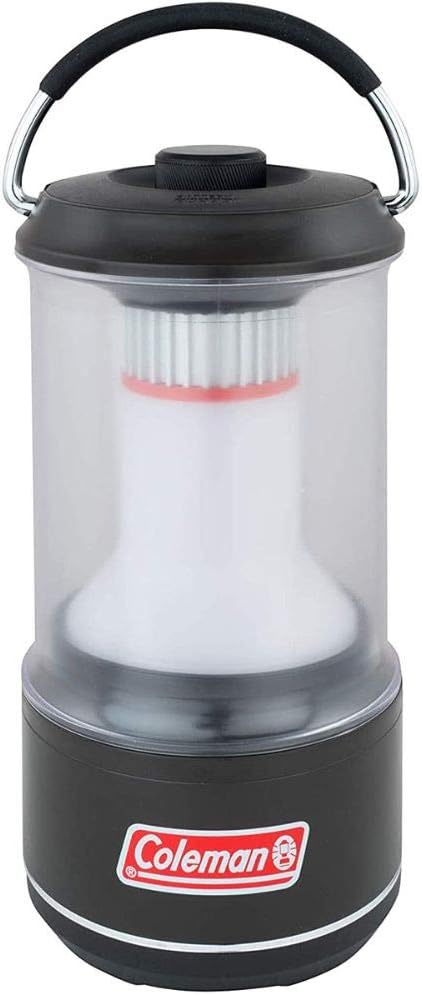 Coleman LED Lantern Batteryguard 600 Lumens, Super Bright High Power Cree Led Lamp, Portable Camping Light Lantern - Black, Small