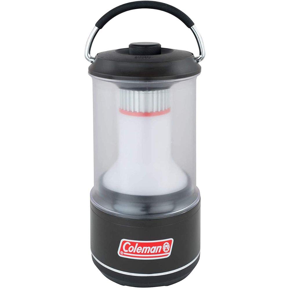 Coleman LED Lantern Batteryguard 600 Lumens, Super Bright High Power Cree Led Lamp, Portable Camping Light Lantern - Black, Small