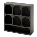 Wall Mounted Floating Shelves, 22''/H French Style Wall-Mounted Storage & Decorative Cabinet for Bedroom Living Room Bathroom Office(Black)
