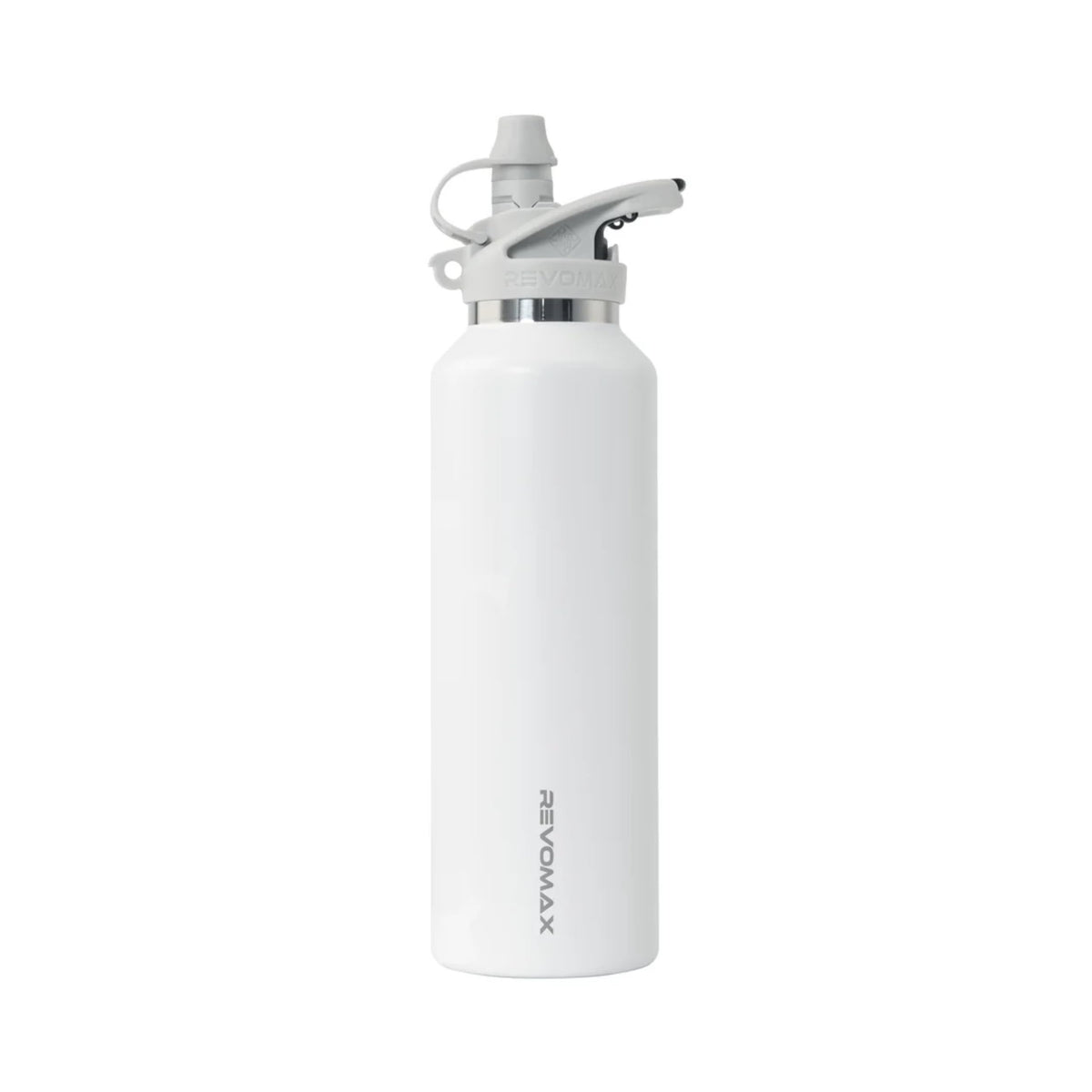 Revomax Titanium Series 20oz (592ml) Insulated Water Bottle, One-Hand Flash Release, Double Wall Vacuum Flask, 36H Cold 18H Hot, Leakproof, BPA Free, Lightweight for Gym, Travel, School - Oxidized