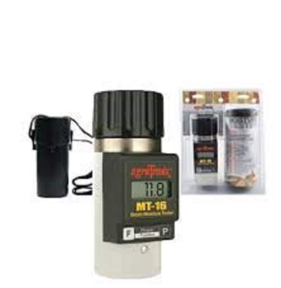 Agratronix MT-16 Portable Grain Moisture Tester with Digital Meter Display