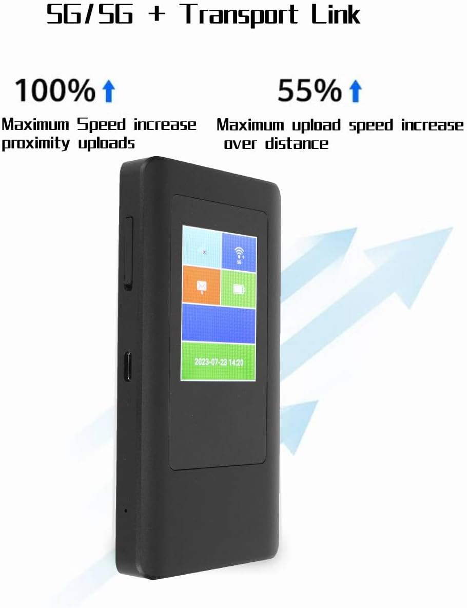 True 5G Router 5G + Mobile Hotspot Device for Internet, Nano SIM Card Slot, Fast Online for Home Travelling Office