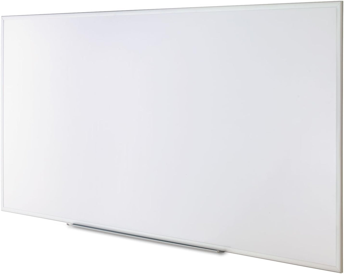 Universal 43627 Dry Erase Board, Melamine, 96 x 48, Satin-Finished Aluminum Frame