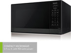 Panasonic NNSG448SC Genius Microwave 0.9 Cu.ft., Black Stainless