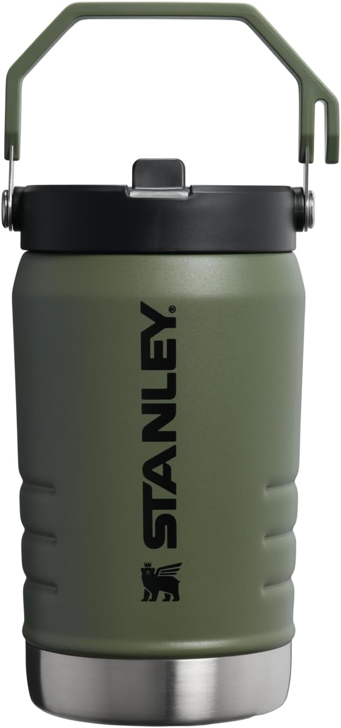 STANLEY IceFlow Flip Straw 2.0 Jug, 96 oz, Chalk