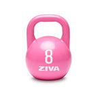 Steel Competition Kettlebells by Steve Cotter - Hard-Wearing Crack-Resistant Powder Surface Coating, 34mm Steel Handle with Non-Slip Super Textured Powder Coating Grip - Avail 6kg - 32kg