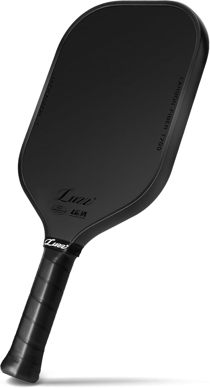 Luzz Pickleball Paddle Cannon Thermoformed T700 Carbon Fiber Honeycomb Core