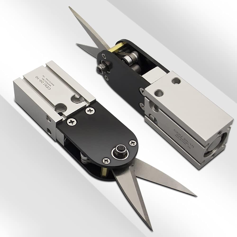 Pneumatic Air Nipper Shears, High Speed Industrial Automatic Air Cutter For Fabrics Ear Mask Elastic Rope Plastic Metal Sheet (K25)