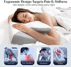 Sutera - Dream Deep Contour Memory Foam Cervical Pillow - White+Bag