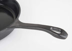 Viking Cast Iron Skillet, 10 Inch Enameled Frying Pan, Kitchen Cookware, Charcoal