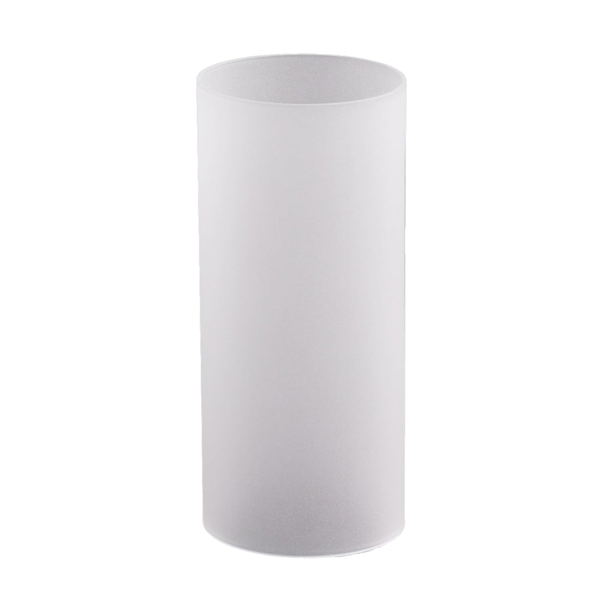 WGVI Hurricane Candle Holder Sleeve, W: 3", Ht: 6", Frosted Glass Cylinder Open Both Ends, Chimney Tube Shade, 24 Piece
