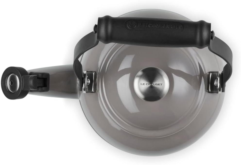Le Creuset Demi Kettle (1.25 qt.) and 2 Mugs (14 oz. each), Oyster