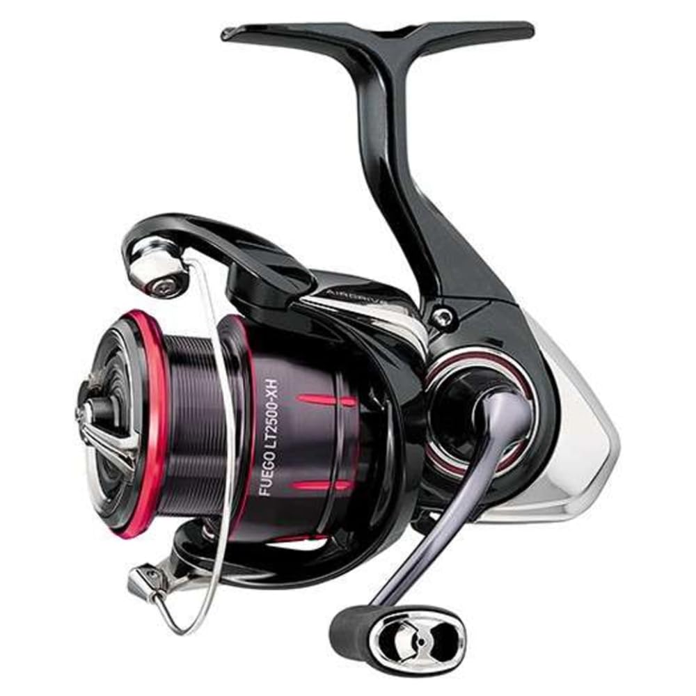 Daiwa Fuego LT Spinning Reel Size 1000-6000 Lightweight ZAION V Carbon Body, AIRDRIVE Rotor, MAGSEALED Shaft for Freshwater Fishing