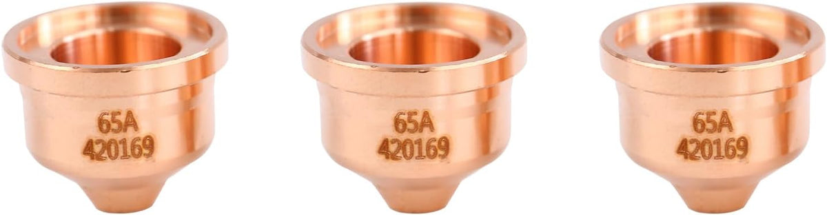 30pcs 420169 Nozzle Tips 65A Fit PMX125 Plasma Cutting Torch Consumables