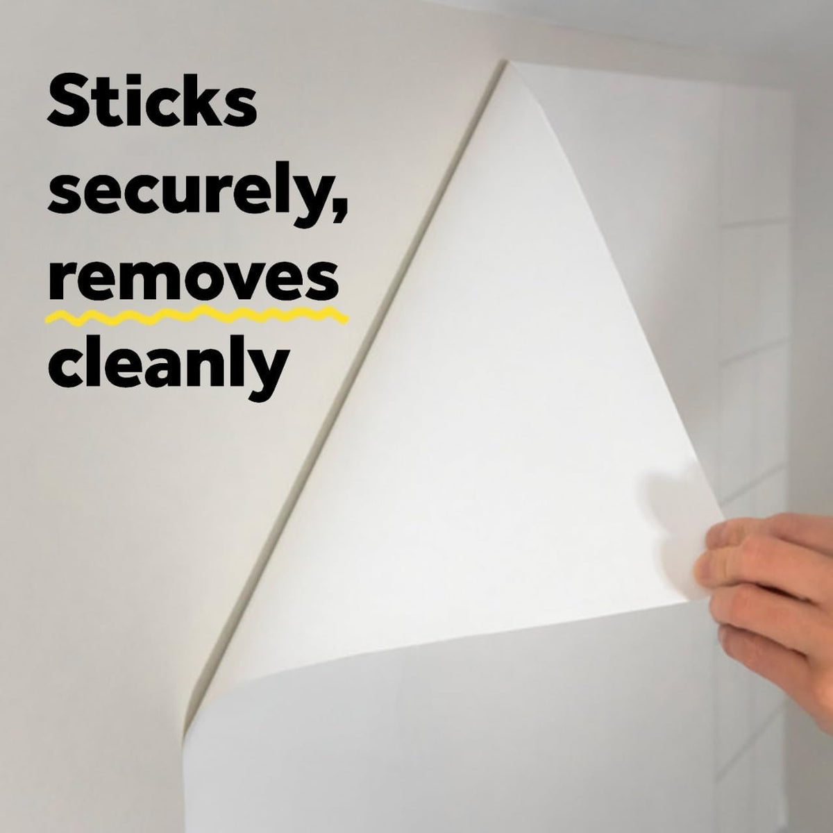 Post-it Dry Erase Whiteboard Film Surface for Walls, Doors, Tables, Chalkboards, Whiteboards, and More, Removable, Stain-Proof, Easy Installation, 8 x 4 ft Roll (DEF8x4)