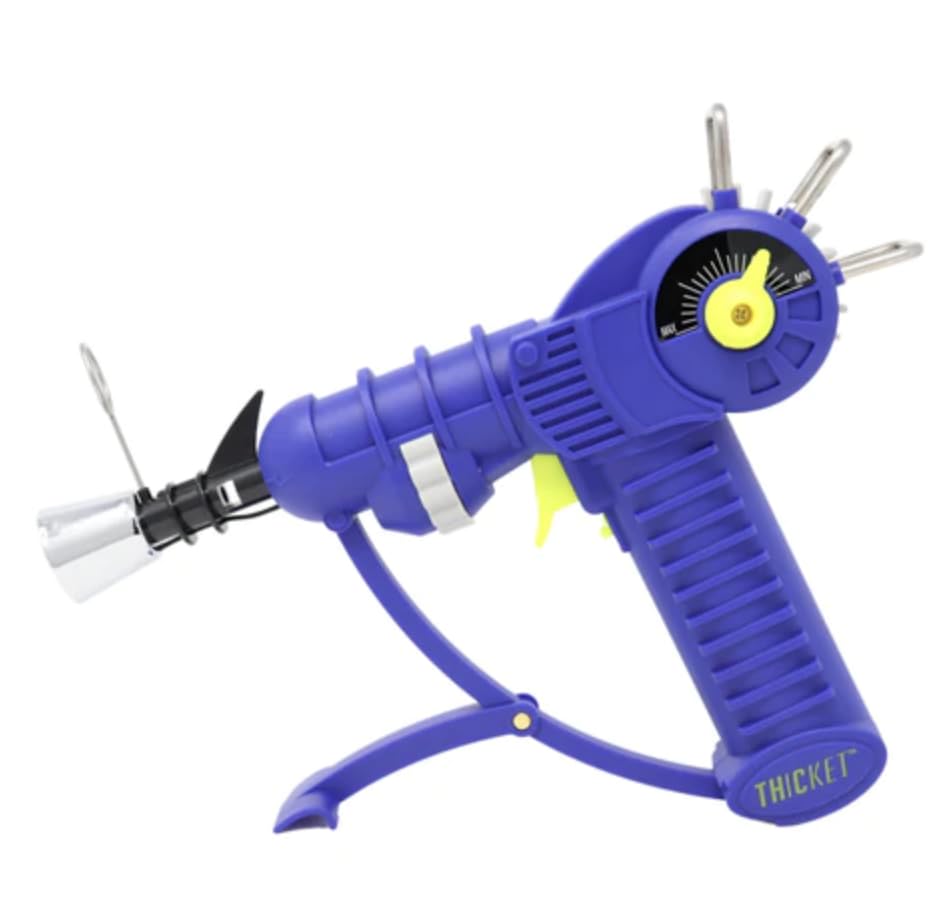 THiCket Raygun Torch Lighter, with Adjustable Flame and Safety Lock (Pink)