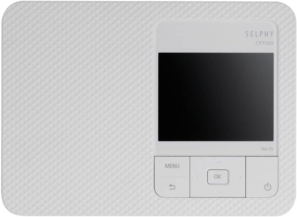 Canon SELPHY CP1500 Compact Photo Printer Accessory Cleaning (White) Bundle