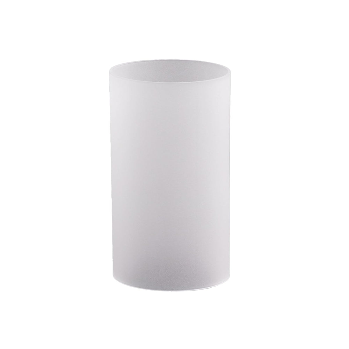 WGVI Hurricane Candle Holder Sleeve, W: 2.5", Ht: 14", Frosted Glass Cylinder Open Both Ends, Chimney Tube Shade, 12 Piece
