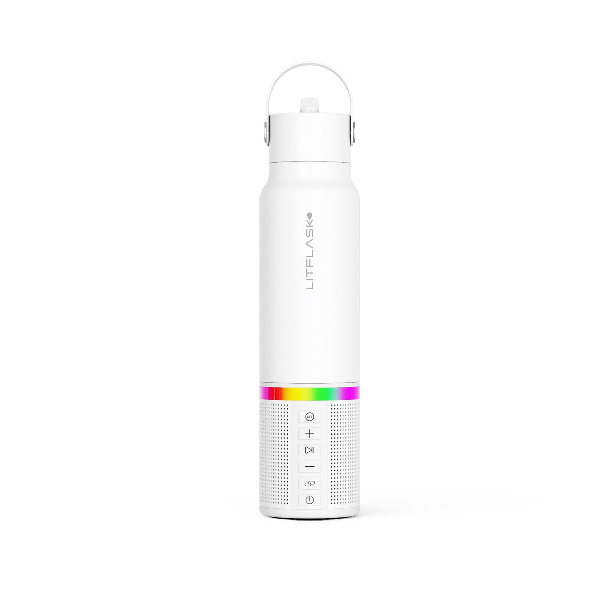 LitFlask Smart Water Bottle, Ultra Premium Bluetooth Speaker, Portable Charging, 20oz Stainless Steel. Oprah’s Favorite Things 2024