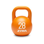 Steel Competition Kettlebells by Steve Cotter - Hard-Wearing Crack-Resistant Powder Surface Coating, 34mm Steel Handle with Non-Slip Super Textured Powder Coating Grip - Avail 6kg - 32kg