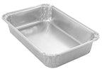 PACTOGO 6" x 4" x 1" Disposable Aluminum Foil Smooth-Wall Oblong Mini Danish Cake Pans - Ideal Baking Tins for Sweets, Coffee Cakes, Danishes, Cookies, Brownies (Pack of 200)