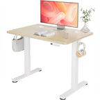 YDN 32 x 19 Inch White Electric Standing Desk