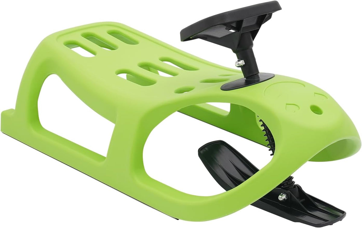 Saddle Style Snow Sled for Kids and Adults – Winter Outdoor Sliding Toy, Heavy Duty Plastic, Fun Sledding for Snowy Hills and Backyard