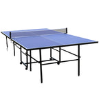 4.5FT/6FT/9FT Ping Pong Table Foldable, MDF Multi-Use Portable Table Tennis Table with Net, Paddles & Balls for Kids Teens Adults Indoor/Outdoor Game - Quick Assembly