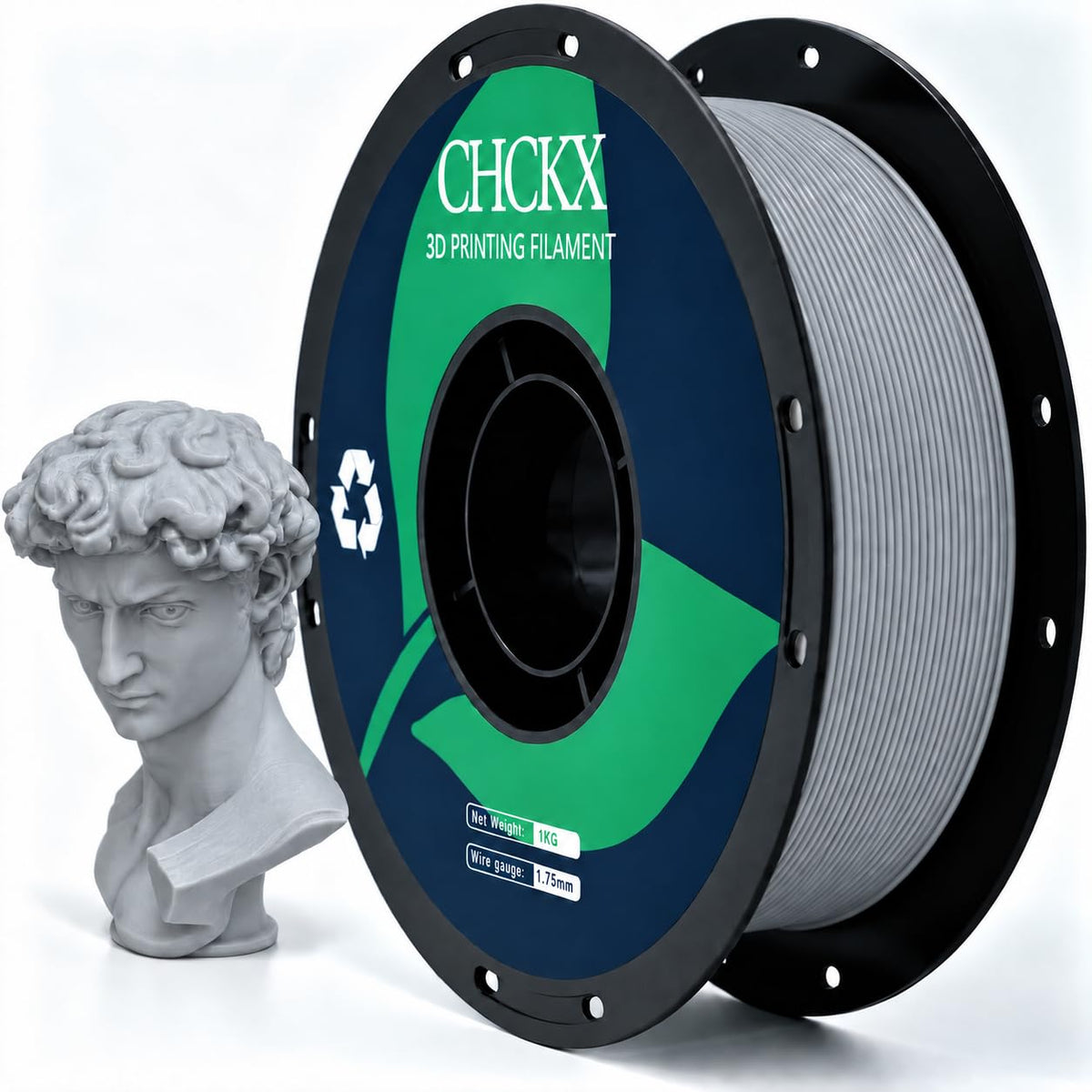 16Rolls PETG Filament Bundle Filament Bulk 1KG 1.75 mm Multicolor