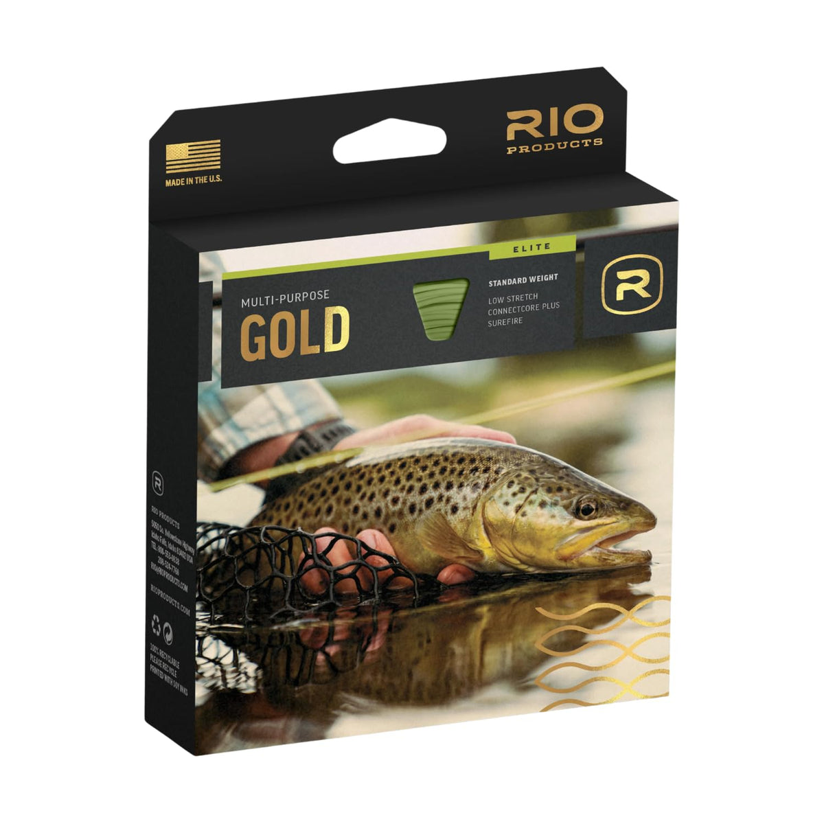 RIO PRODUCTS Elite Fly Line, Easy to Cast Flies from Size 2 to 22, Ultimate All-Around Fly Line with Ultra-Slick Performance